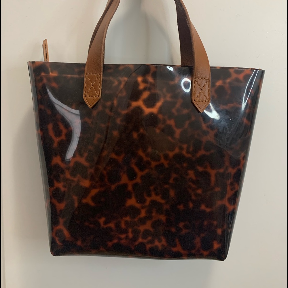Madewell Tortoise mini tote